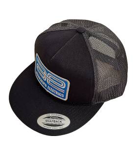 AE LOGO BLACK TRUCKER HAT/CAP CURVED BILL - ASSOCIATED - 97007