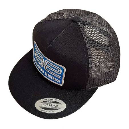 AE LOGO BLACK TRUCKER HAT/CAP CURVED BILL - ASSOCIATED - 97007