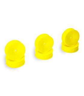 BUGGY FRONT 1/10 2WD SLIM WHEEL YELLOW - 3 PAIRS - CENTRO