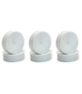 BUGGY FRONT 1/10 2WD SLIM WHEEL WHITE - 3 PAIRS - CENTRO