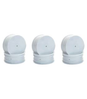 BUGGY FRONT 1/10 4WD WHEEL WHITE - 3 PAIRS - CENTRO