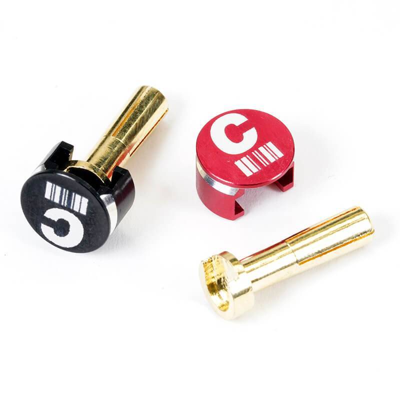 Centro Heatsink Plug Connector Grips 4mm Bullets - CENTRO Centro Heatsink Plug Connector Grips 4mm Bullets - CENTRO