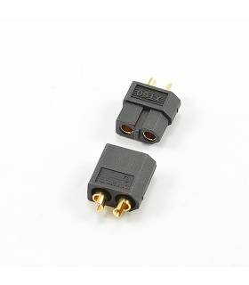 XT-60 BLACK CONNECTOR (MALE/FEMALE) - CENTRO - C0350