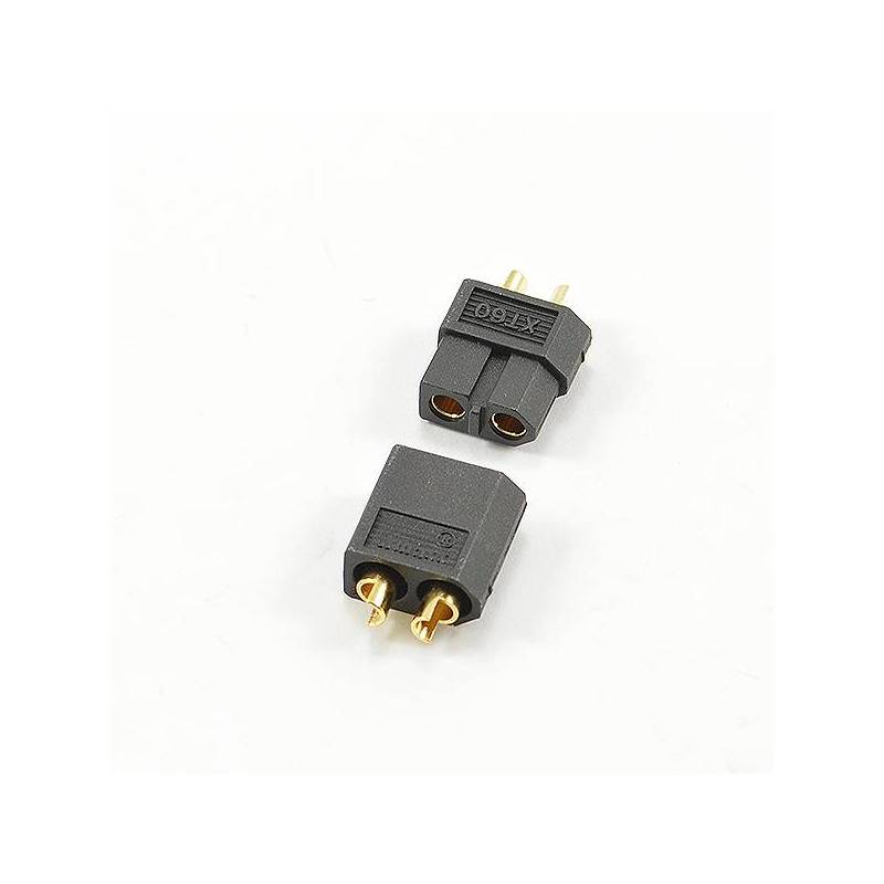 XT-60 BLACK CONNECTOR (MALE/FEMALE) - CENTRO XT-60 BLACK CONNECTOR (MALE/FEMALE) - CENTRO