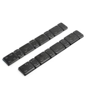 BLACK CHASSIS WEIGHTS w/ADHESIVE 5G/10G X 2 STRIPS - CENTRO - C0504