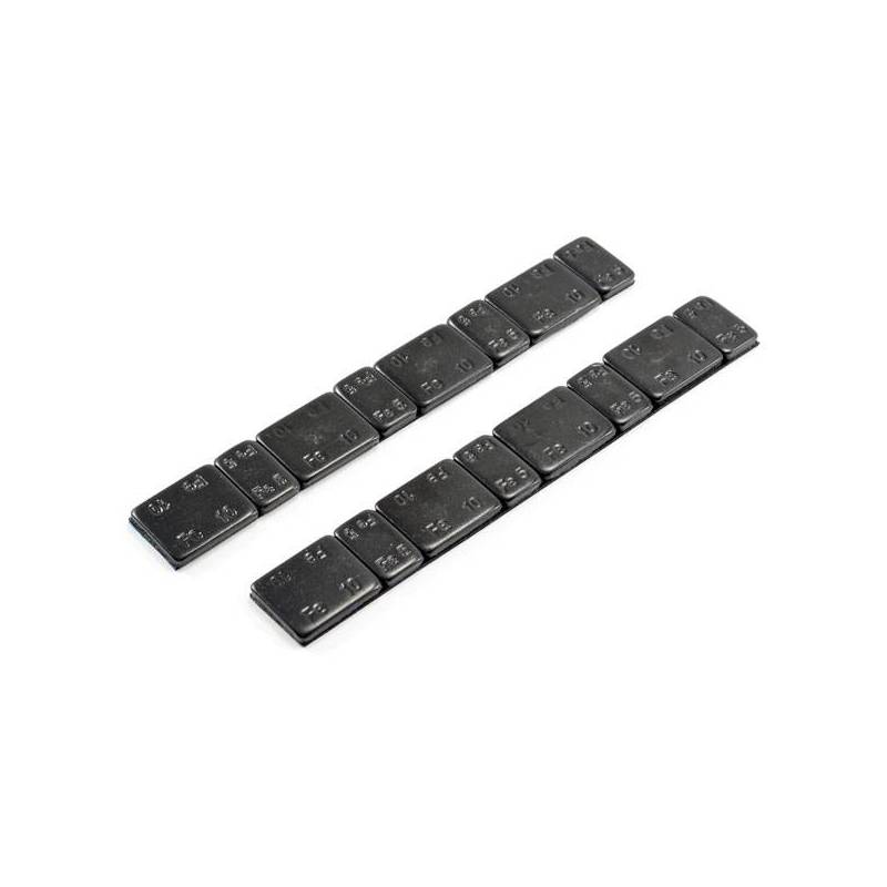 BLACK CHASSIS WEIGHTS w/ADHESIVE 5G/10G X 2 STRIPS - CENTRO - C0504 BLACK CHASSIS WEIGHTS w/ADHESIVE 5G/10G X 2 STRIPS - CENTRO - C0504