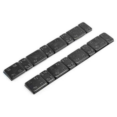 BLACK CHASSIS WEIGHTS w/ADHESIVE 5G/10G X 2 STRIPS - CENTRO - C0504