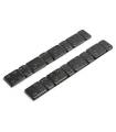 BLACK CHASSIS WEIGHTS w/ADHESIVE 5G/10G X 2 STRIPS - CENTRO