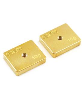 PRECISION BRASS 10G BALANCING WEIGHTS (PR) - CENTRO - C0511