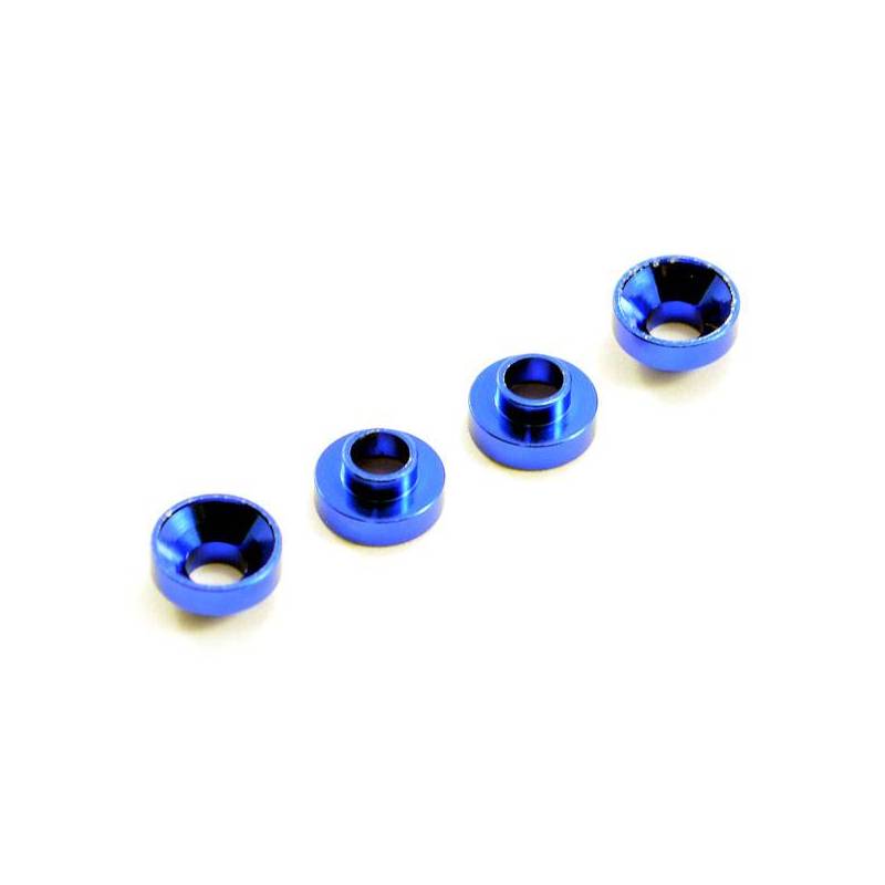 ALUMINIUM SERVO MOUNT COLLARS (4) - BLUE - CENTRO - C0630BL ALUMINIUM SERVO MOUNT COLLARS (4) - BLUE - CENTRO - C0630BL