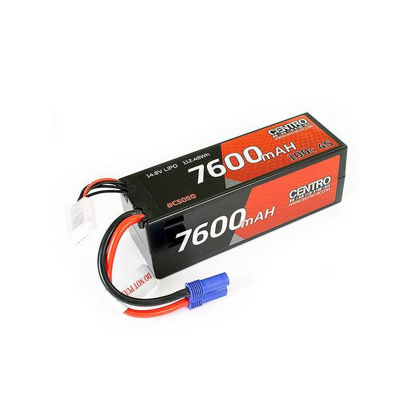4S 7600mah 14.8V 100C EC5 HARDCASE LIPO BATTERY - CENTRO 4S 7600mah 14.8V 100C EC5 HARDCASE LIPO BATTERY - CENTRO