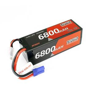 4S 6800mah 14.8V 75C EC5 HARDCASE LIPO BATTERY - CENTRO