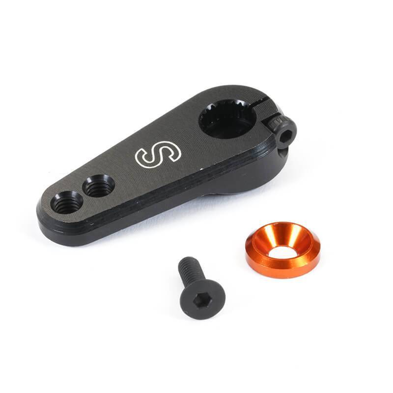 23T BLACK ALUMINIUM SERVO HORN (KO/SANWA) - FASTRAX 23T BLACK ALUMINIUM SERVO HORN (KO/SANWA) - FASTRAX