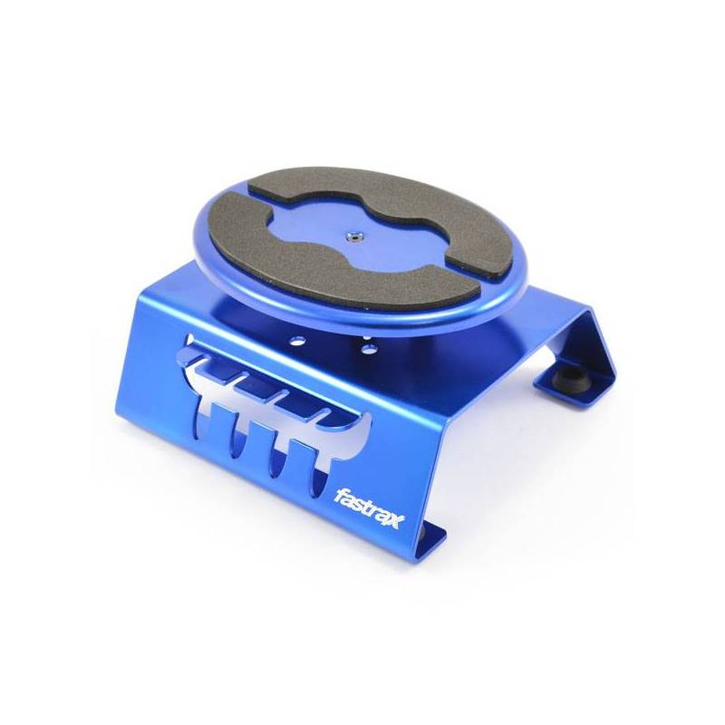 BLUE ALUM LOCKING ROTATING CAR STAND w/MAGNET - FASTRAX BLUE ALUM LOCKING ROTATING CAR STAND w/MAGNET - FASTRAX