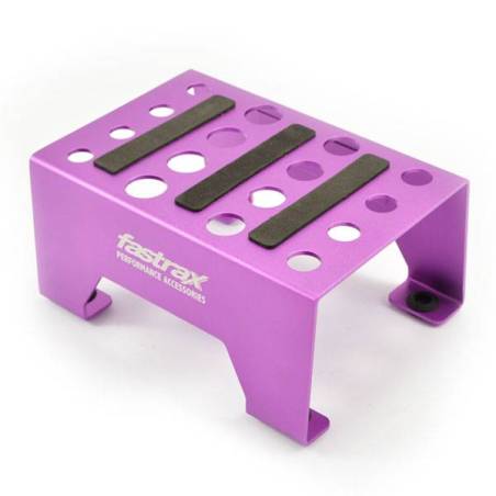 FASTRAX UNIVERSAL ALUMINIUM CAR STAND PURPLE - FASTRAX
