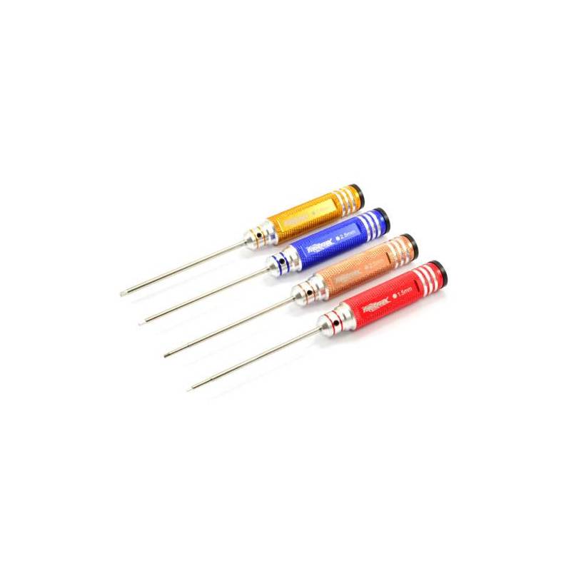 HEX DRIVER SET 4 sizes (1.5/2.0/2.5/3.0mm) - FASTRAX HEX DRIVER SET 4 sizes (1.5/2.0/2.5/3.0mm) - FASTRAX