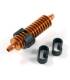 1/8TH EXHAUST GAS COOLER BURNT ORANGE w/MOUNTS - FASTRAX