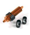 1/8TH EXHAUST GAS COOLER BURNT ORANGE w/MOUNTS - FASTRAX