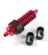 FASTRAX 1/8TH EXHAUST GAS COOLER RED w/MOUNTS - FASTRAX