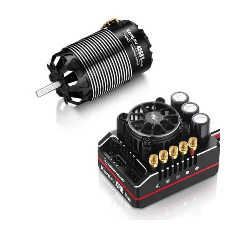 COMBO XR8PLUS G2S ESC & 4268 G3 OFF 2200KV MOT - HOBBYWING - 38020501 COMBO XR8PLUS G2S ESC & 4268 G3 OFF 2200KV MOT - HOBBYWING - 38020501