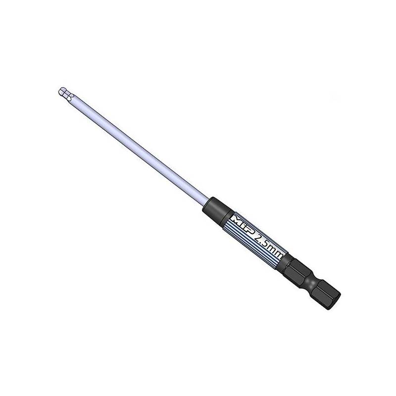 TIP 2.5 MM BALL END HEX DRIVER WRENCH INSERT - MIP - MIP9010S TIP 2.5 MM BALL END HEX DRIVER WRENCH INSERT - MIP - MIP9010S