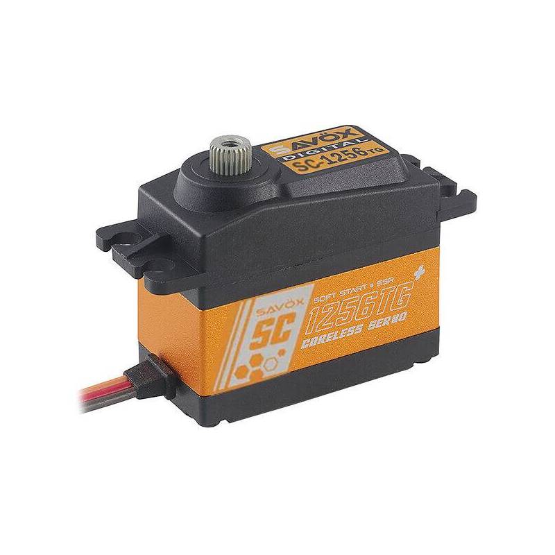 HIGH TORQUE CORELESS DIGITAL SERVO SC1256TG+ - SAVOX - SC1256TG+ HIGH TORQUE CORELESS DIGITAL SERVO SC1256TG+ - SAVOX - SC1256TG+