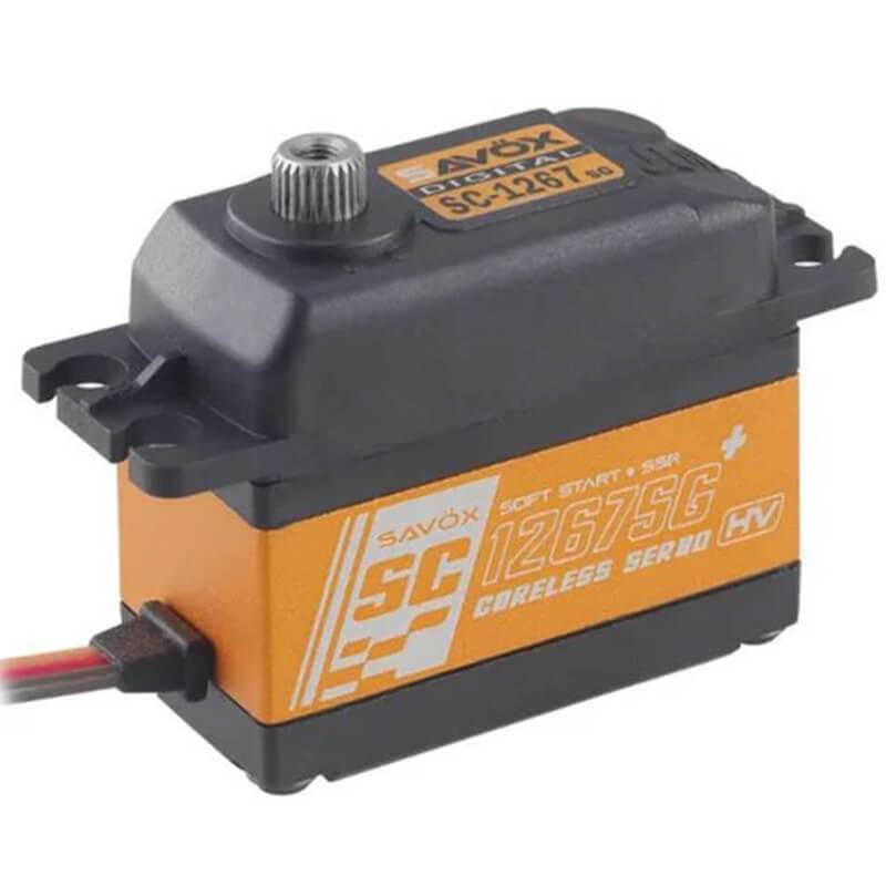 HIGH VOLTAGE' STD SIZE DIGITAL SERVO SC1267SG+ - SAVOX HIGH VOLTAGE' STD SIZE DIGITAL SERVO SC1267SG+ - SAVOX