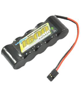 1600mah 6.0V RECEIVER PACK STRAIGHT (JR) - VOLTZ - VZ0111