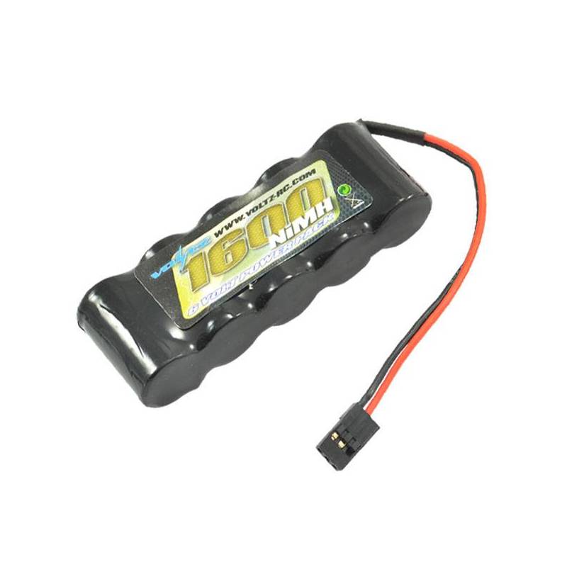 1600mah 6.0V RECEIVER PACK STRAIGHT (JR) - VOLTZ 1600mah 6.0V RECEIVER PACK STRAIGHT (JR) - VOLTZ