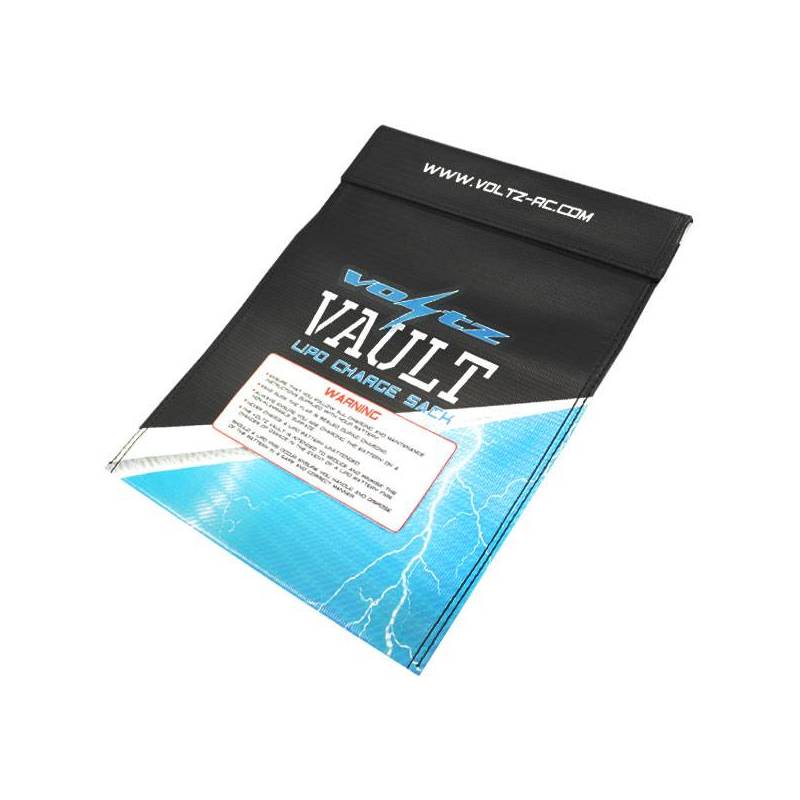 CHARGE VAULT LIPO SACK LARGE BAG 23cm x 30cm - VOLTZ CHARGE VAULT LIPO SACK LARGE BAG 23cm x 30cm - VOLTZ