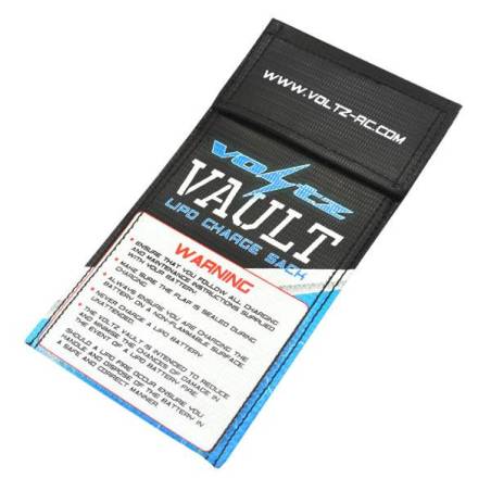 CHARGE VAULT LIPO SACK SMALL BAG 10cm x 20cm - VOLTZ