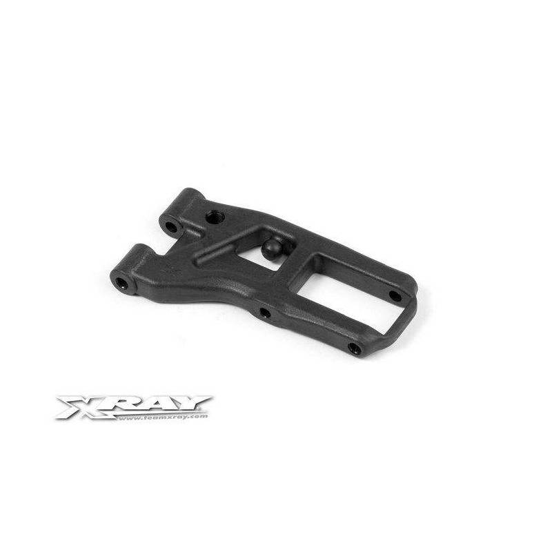 FRONT SUSPENSION ARM - GRAPHITE - 1-HOLE - 302167 - XRAY FRONT SUSPENSION ARM - GRAPHITE - 1-HOLE - 302167 - XRAY
