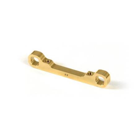 BRASS FRONT LOWER 1-PIECE SUSPENSION HOLDER - FRONT - FF - XRAY