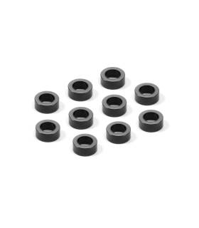 Rondelles alu noires 3x5x2.0mm (10) - XRAY - 303140-K