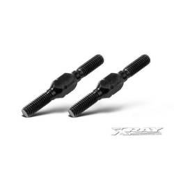 ALU ADJ. TURNBUCKLE L/R 26 MM - SWISS 7075 T6 (2) - 303212 - XRAY