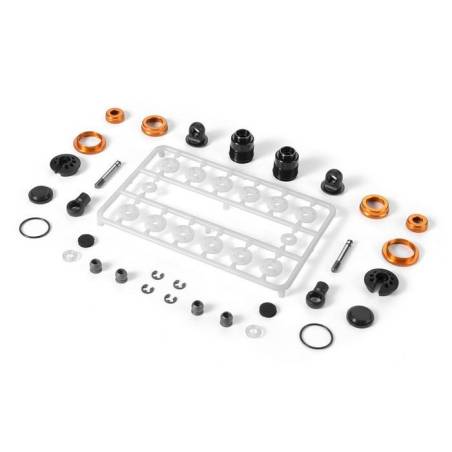 ULP ALU SHOCK ABSORBER-SET - ORANGE (2) - XRAY
