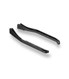 COMPOSITE ELEVATED CHASSIS SIDE BRACES L+R GRAPHITE - XRAY