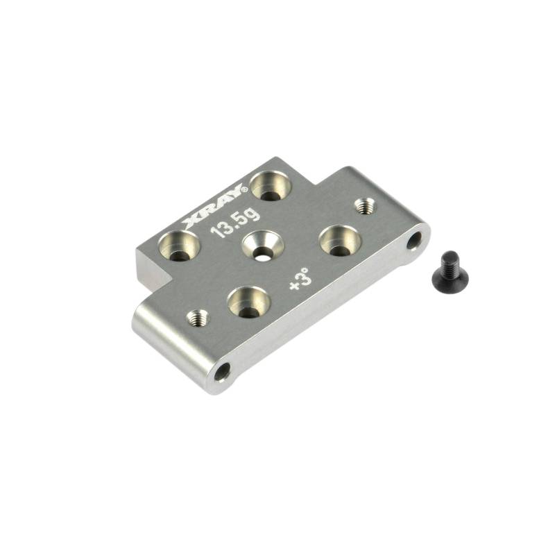ALU FRONT LOWER ARM MOUNT +3°/-3° - SWISS 7075 T6 - XRAY - 322317 ALU FRONT LOWER ARM MOUNT +3°/-3° - SWISS 7075 T6 - XRAY - 322317