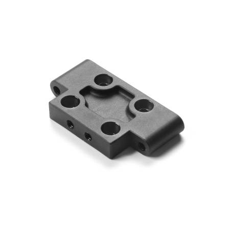 COMPOSITE FRONT LOWER ARM MOUNT FOR 1-PIECE CHASSIS - XRAY