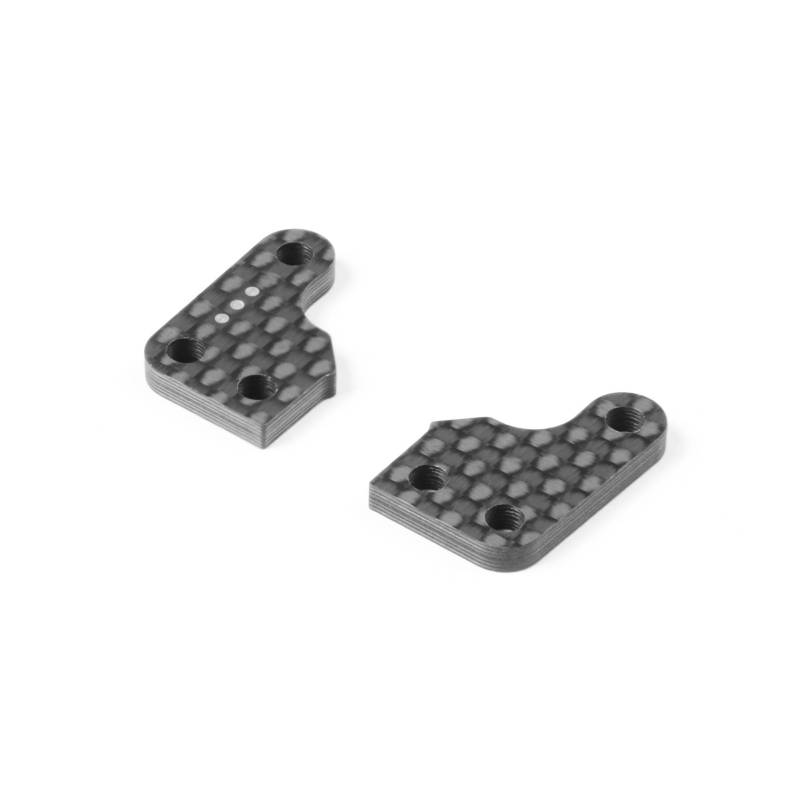 GRAPHITE EXTENSION FOR STEERING BLOCK - 3 DOTS (2) - XRAY - 322296 GRAPHITE EXTENSION FOR STEERING BLOCK - 3 DOTS (2) - XRAY - 322296