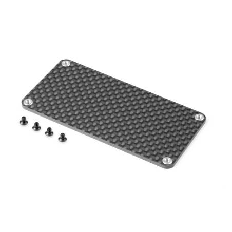 GRAPHITE PLATE FOR ELECTRONICS 1-PIECE CHASSIS - SET - XRAY