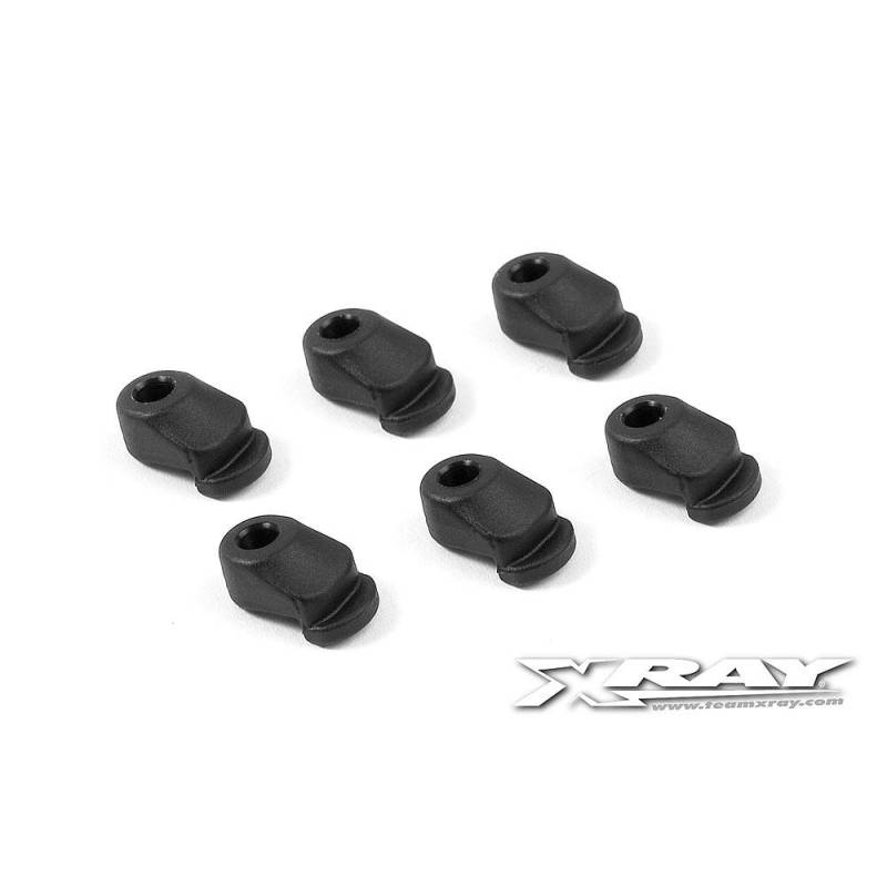 COMPOSITE CHASSIS WEIGHT HOLDER (6) - 331280 - XRAY COMPOSITE CHASSIS WEIGHT HOLDER (6) - 331280 - XRAY