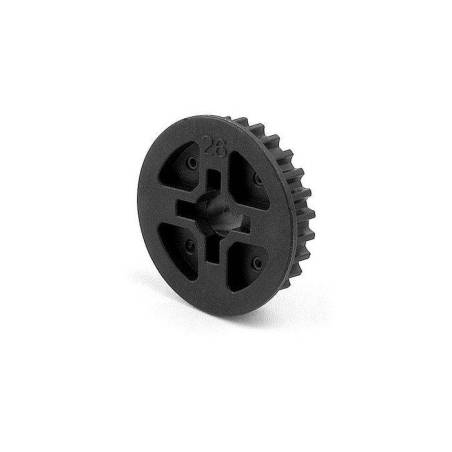 COMPOSITE BELT PULLEY 26T - MID-SIDE - XRAY