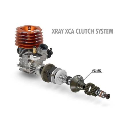 ALU CLUTCH BELL - SWISS 7075 T6 (7MM) - HARD COATED - XRAY