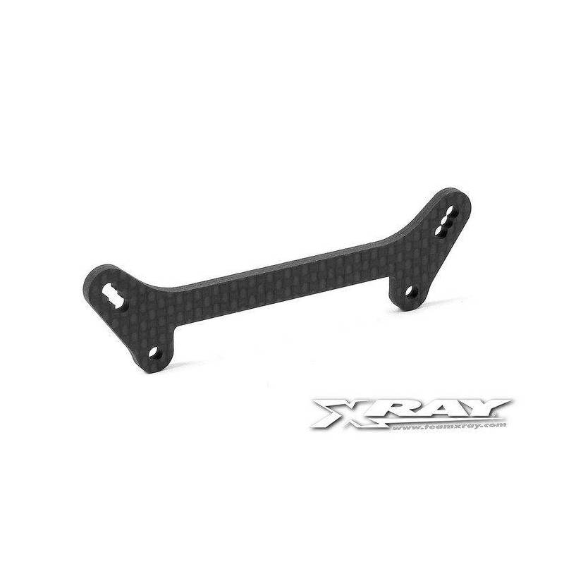 GRAPHITE SHOCK TOWER FRONT - 342080 - XRAY GRAPHITE SHOCK TOWER FRONT - 342080 - XRAY