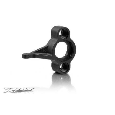 COMPOSITE STEERING BLOCK +1° KINGPIN RIGHT - XRAY