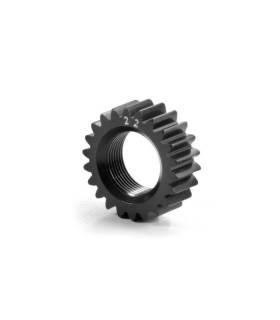 XCA ALU PINION GEAR 22T (2ND) - 7075 T6 - HARD COATED - LARGE - XRAY