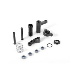 XB8'16 SERVO SAVER COMPLETE SET - GRAPHITE - XRAY