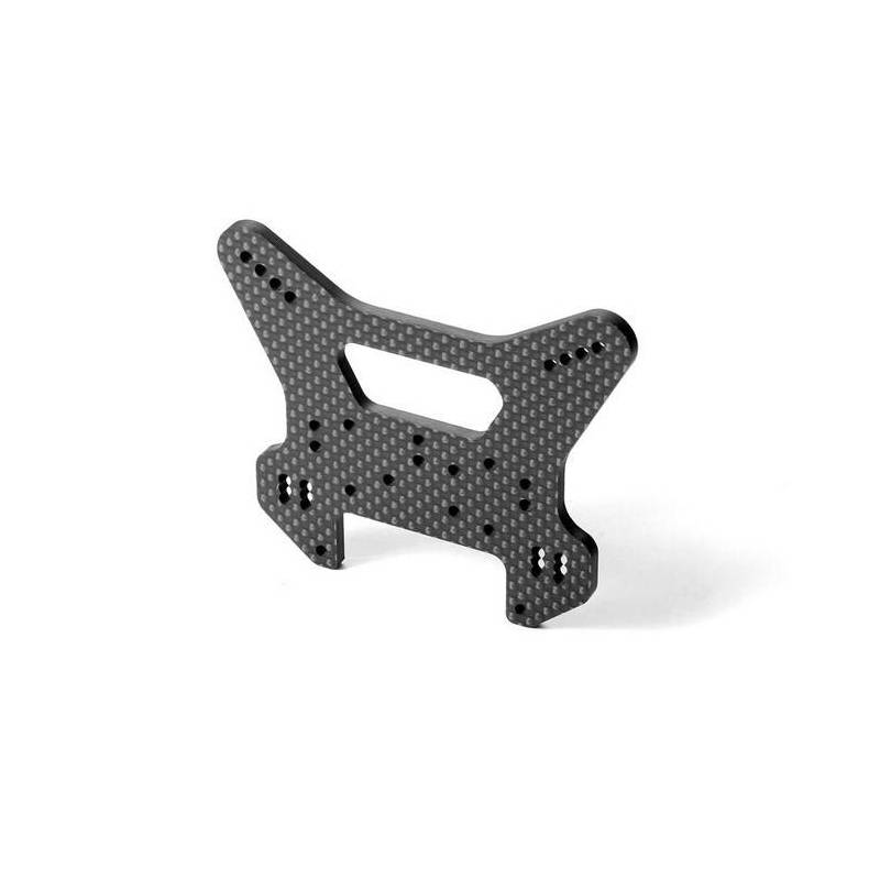XB8 GRAPHITE REAR SHOCK TOWER - CNC MACHINED - 353052 - XRAY XB8 GRAPHITE REAR SHOCK TOWER - CNC MACHINED - 353052 - XRAY