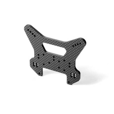 XB8 GRAPHITE REAR SHOCK TOWER - CNC MACHINED - 353052 - XRAY